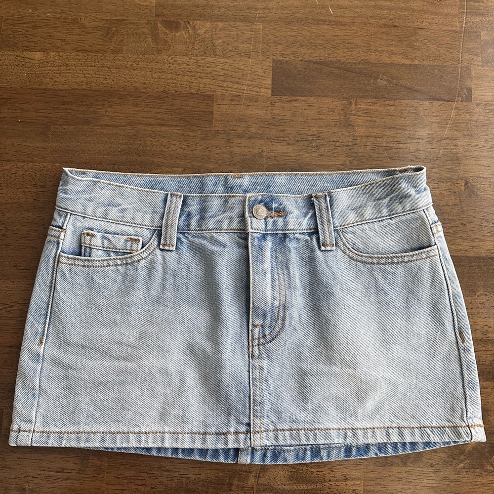 Brandy Melville Malia Mini Denim Skirt